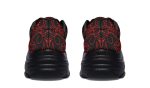 Chunkysneakers-RedMehndiFlowerPattern-YWV-56751-Chunkysneakers-Blk-STR6-YWV.jpg